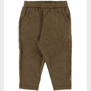 Joha Bukser - Uld/Silke - Brun Meleret