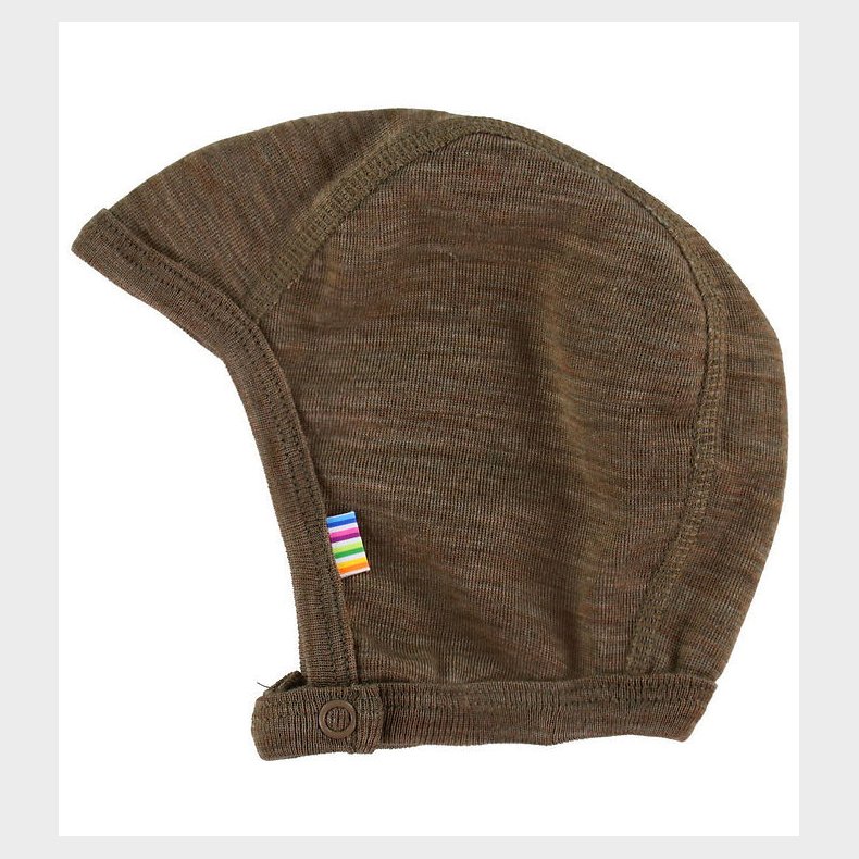 Joha Babyhjelm - Uld/Silke - Brun Meleret