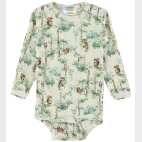 Joha Body l/ - Uld - Off White m. Trer