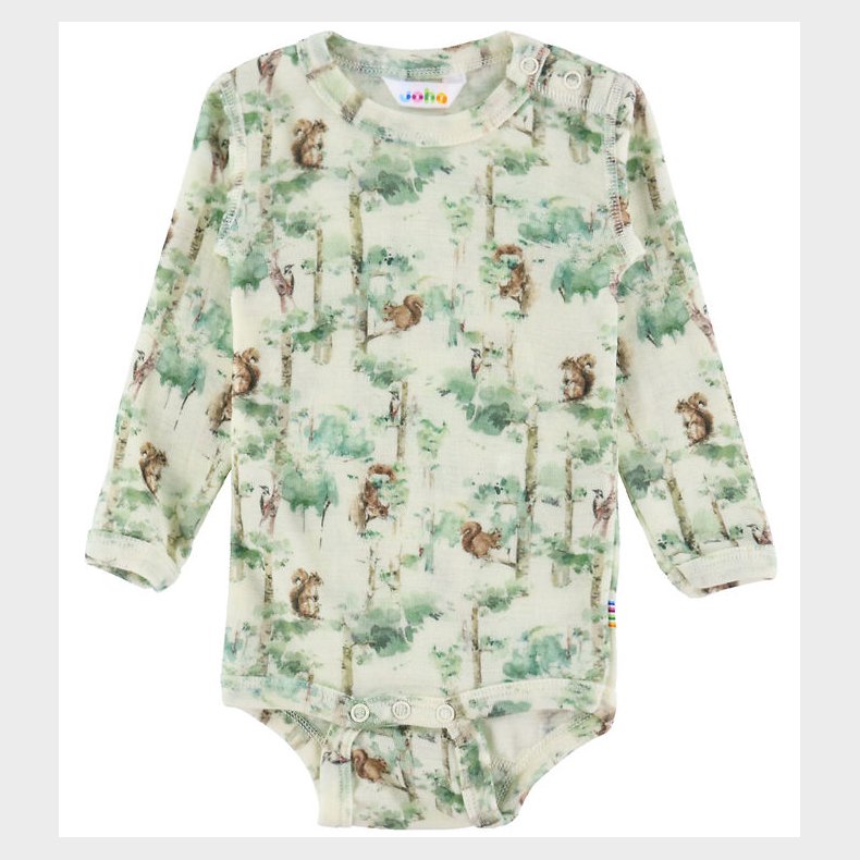 Joha Body l/ - Uld - Off White m. Trer