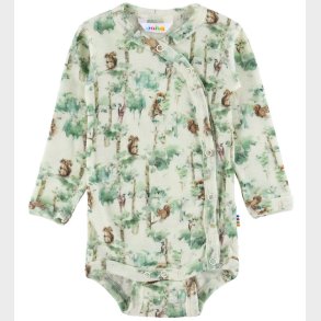 Joha Sl�-om Body l/� - Uld - Off White m. Tr�er