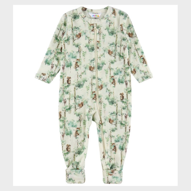 Joha Heldragt - Uld - Off White m. Trer