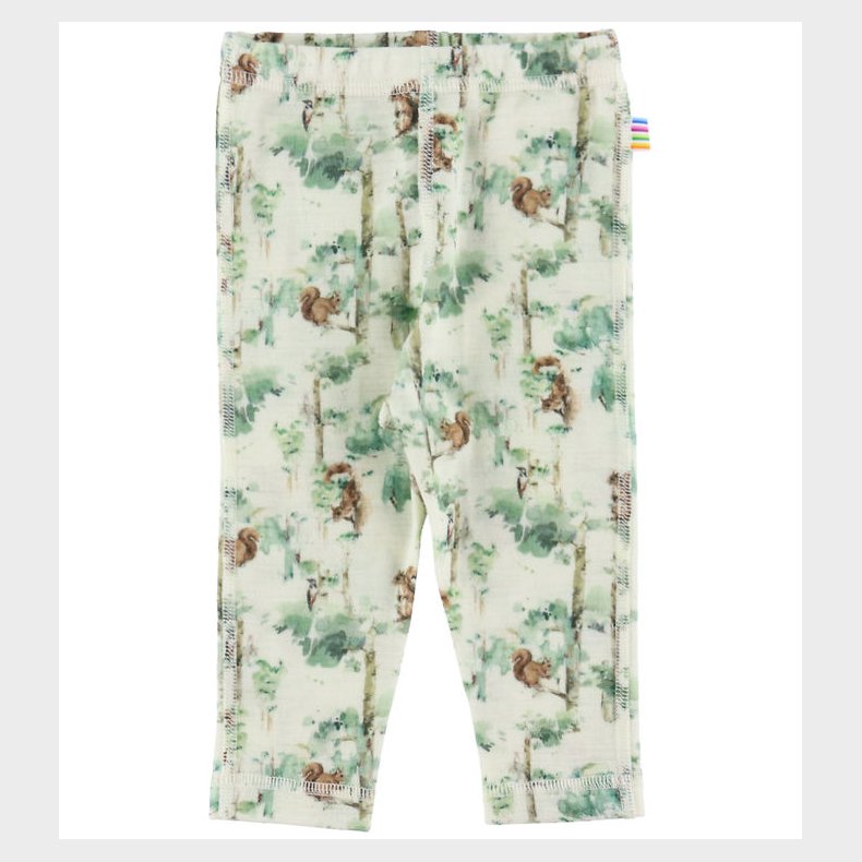 Joha Leggings - Uld - Off White m. Trer