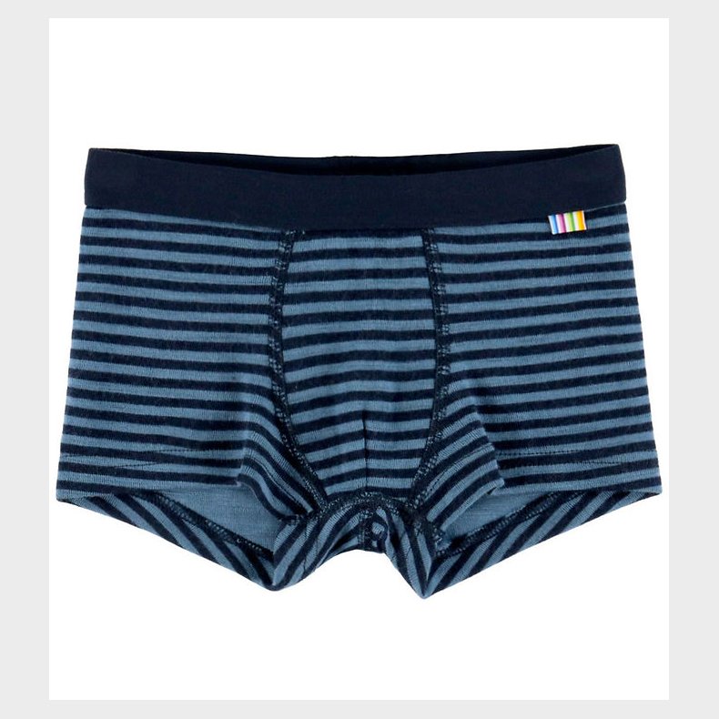 Joha Boxershorts - Uld - Bl m. Striber