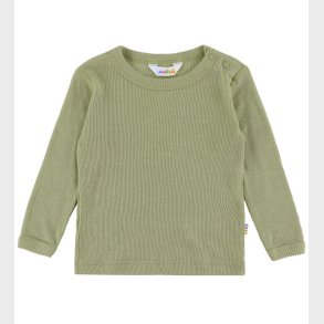 Joha Bluse - Rib - Uld/Silke - Grn