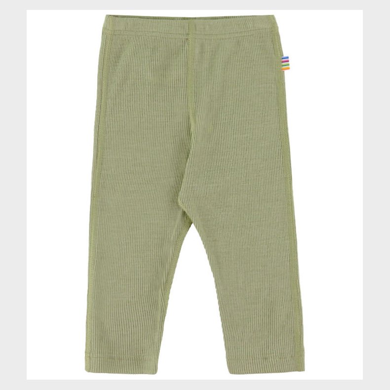 Joha Leggings - Rib - Uld/Silke - Grn