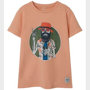 Name It T-shirt - NkmpBruno - Peach Nectar