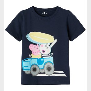 Name It T-shirt - NmmPmase - Peppapig - Dark Sapphire