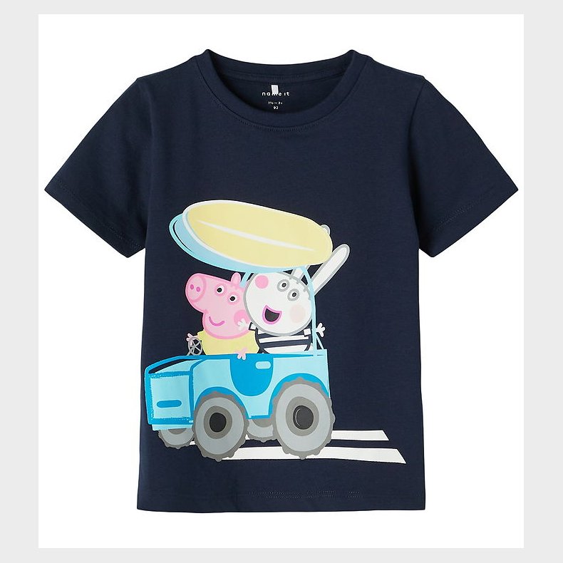 Name It T-shirt - NmmPmase - Peppapig - Dark Sapphire