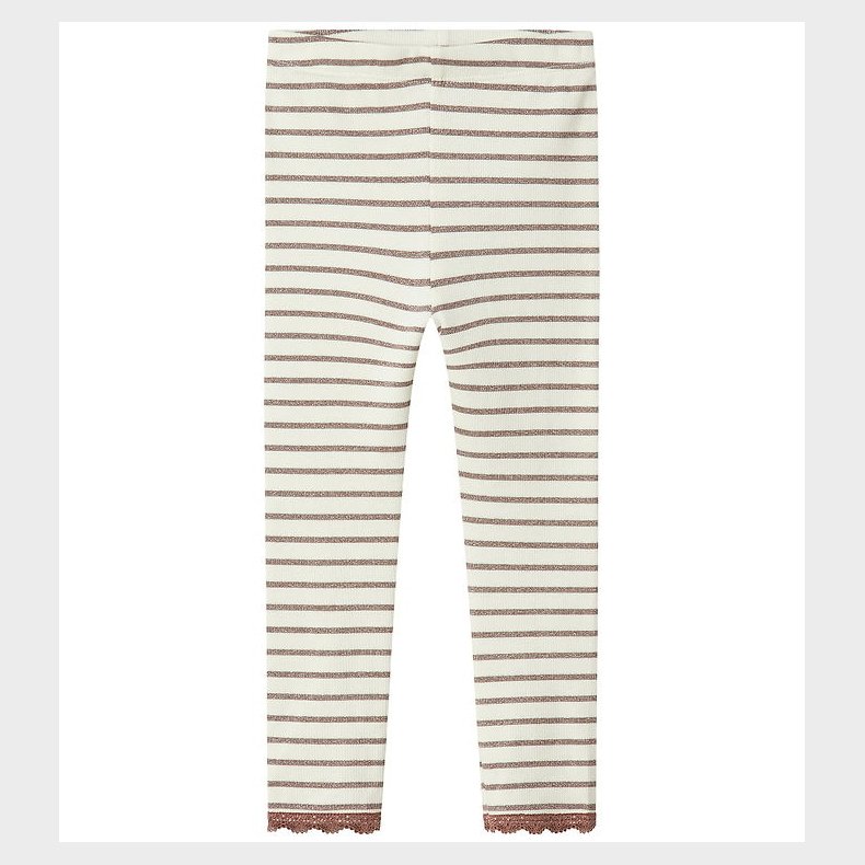 Name It Leggings - Rib - NmfNette - Peppercorn
