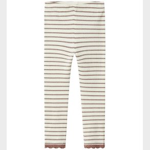 Name It Leggings - Rib - NmfNette - Peppercorn