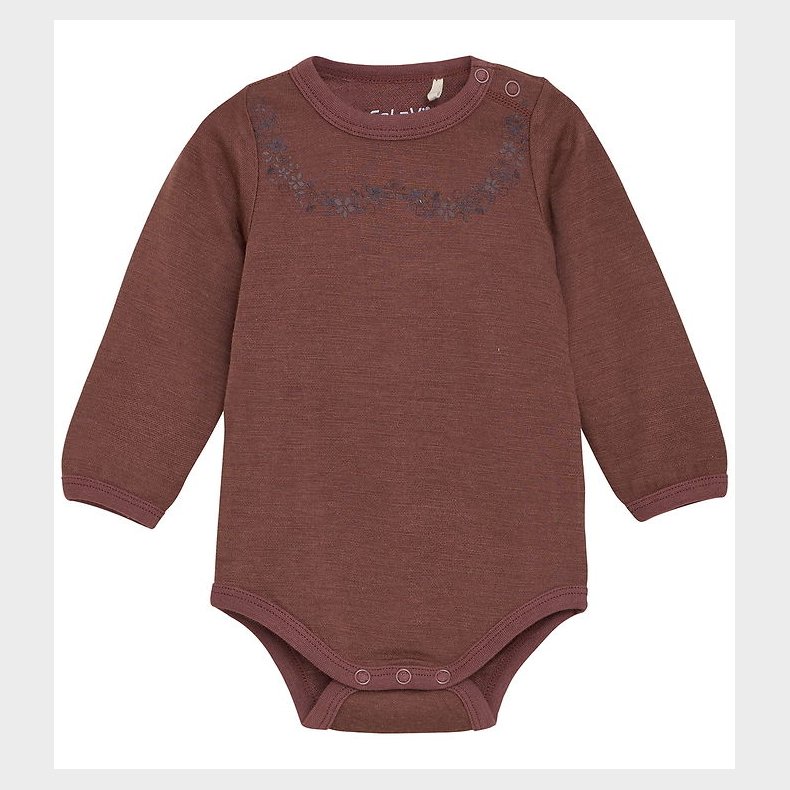 CeLaVi Body l/ - Uld - Marron m. Print