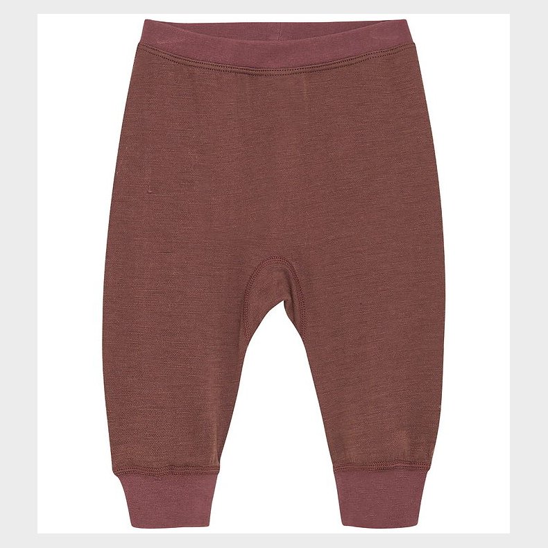 CeLaVi Bukser - Uld/Viskose - Harem - Marron