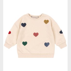 Konges Sljd Sweatshirt - Lou Terry - Multi Heart