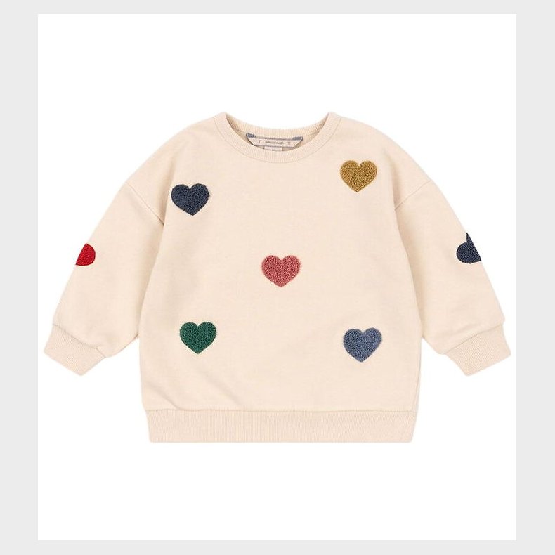 Konges Sljd Sweatshirt - Lou Terry - Multi Heart
