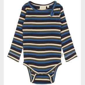 Petit Piao Body l/ - Rib - Modal - True Navy/Multistripe