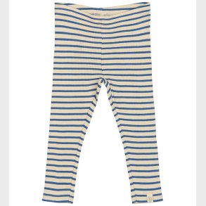Petit Piao Leggings - Rib - Modal - True Navy/Off White