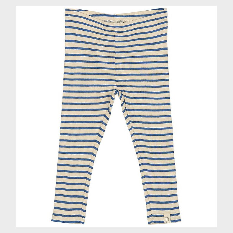 Petit Piao Leggings - Rib - Modal - True Navy/Off White