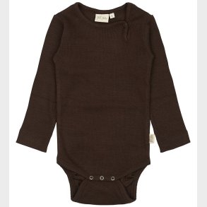 Petit Piao Body l/ - Rib - Modal - Coffee Bean