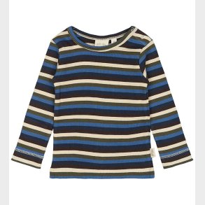 Petit Piao Bluse - Rib - Modal - True Navy/Multi Stripe