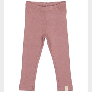 Petit Piao Leggings - Rib - Modal - Nostalgic Rose