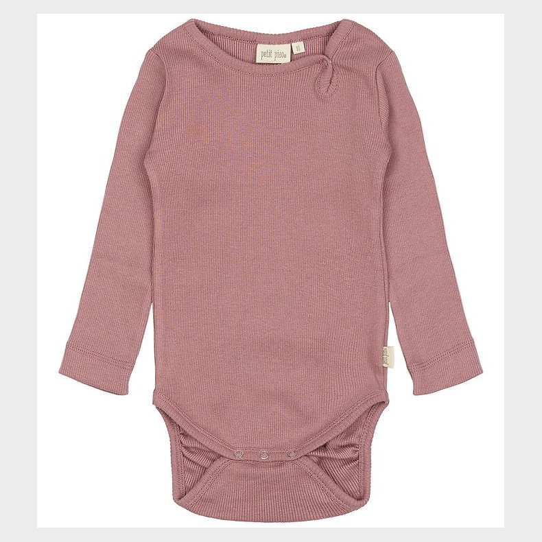 Petit Piao Body l/ - Rib - Modal - Nostalgia Rose