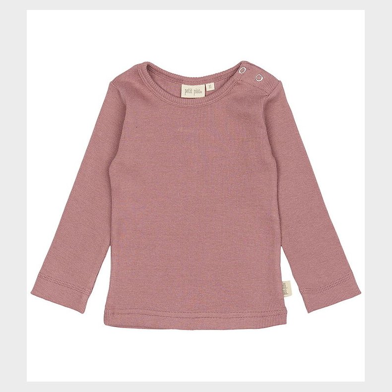 Petit Piao Bluse - Rib - Modal - Nostalgic Rose