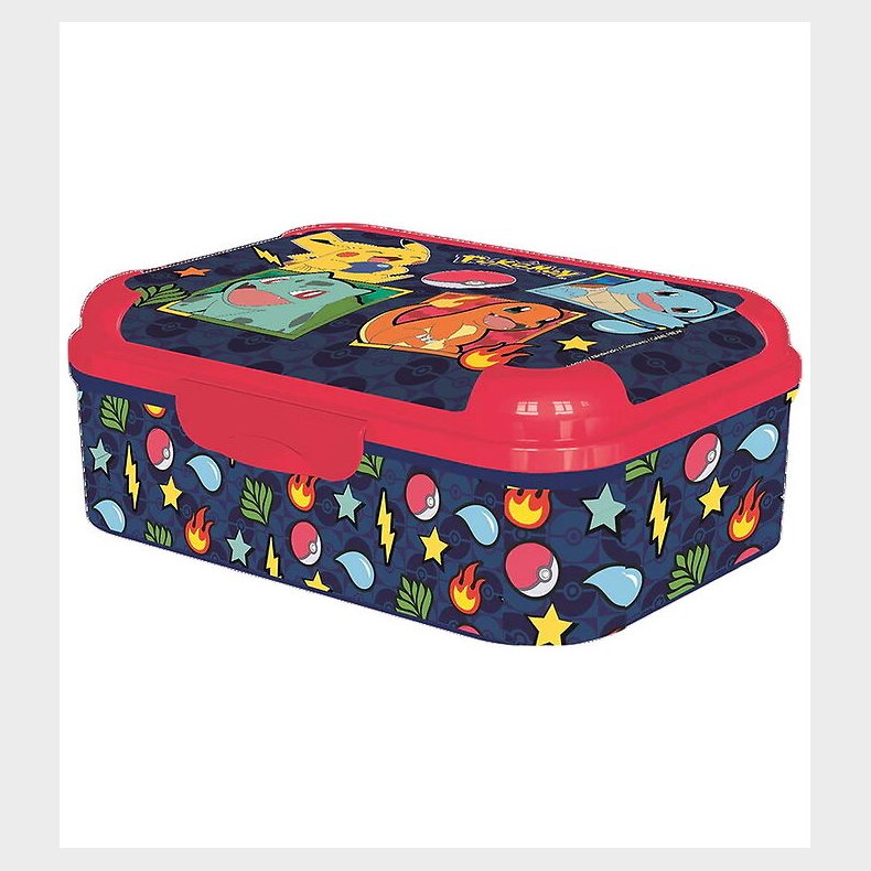 Pok�mon Madkasse - 16x11x6,5 cm - Bl�/R�d