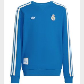 adidas Originals Sweatshirt - Real Madrid - Blue Bird/Hvid