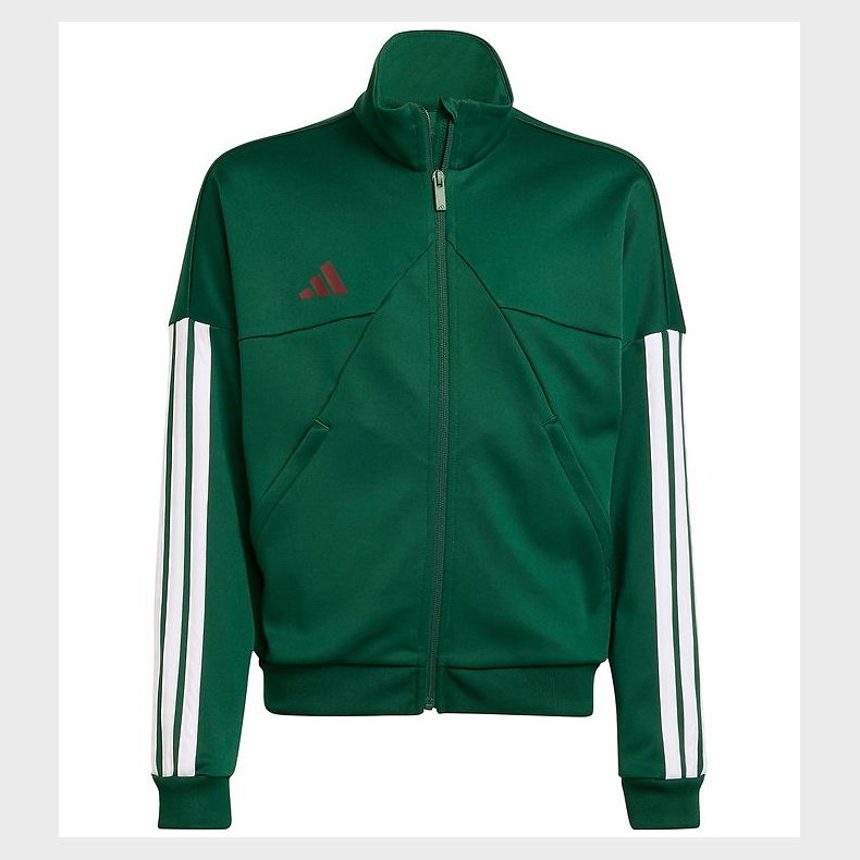 adidas Performance Cardigan - House Of Tiro - Dark Green/Core Wh