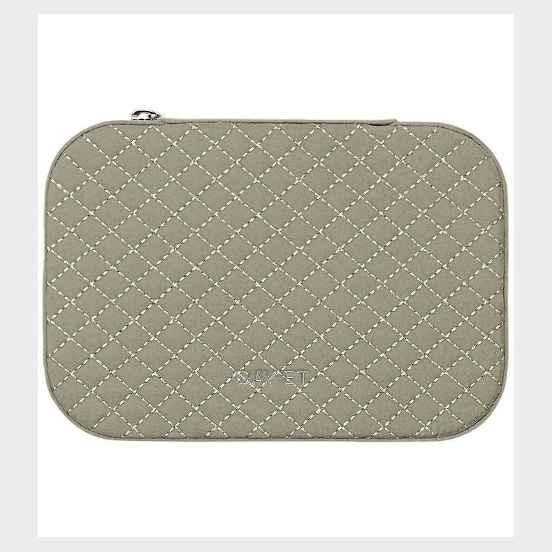 DAY ET Smykkeskrin - Q Jewelry Zip Box - Cobbelstone