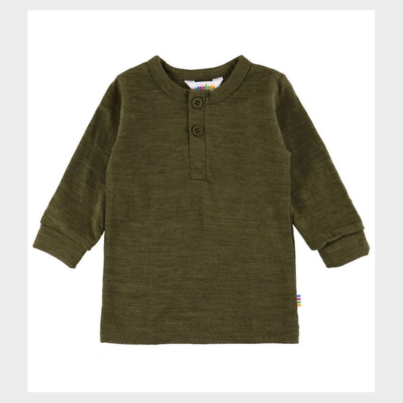 Joha Bluse - Uld - Mos Grn