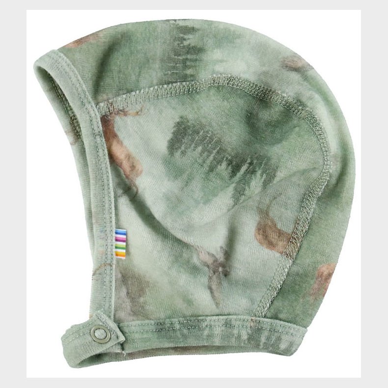 Joha Babyhjelm - Uld - Grn m. Skov