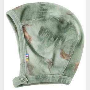 Joha Babyhjelm - Uld - Gr�n m. Skov