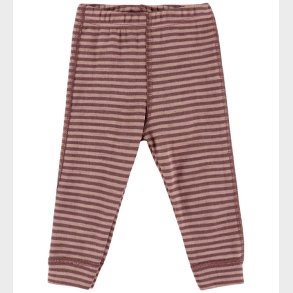 Joha Leggings - Uld - Rose m. Striber