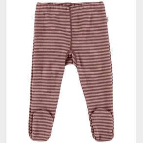 Joha Leggings m. F�dder - Uld - Rose m. Striber