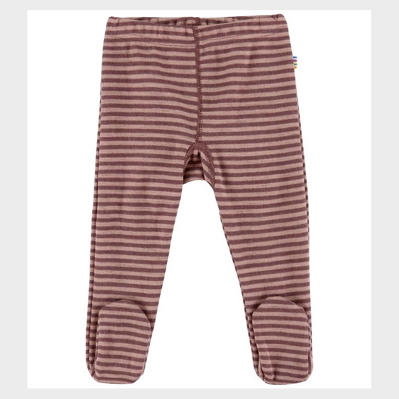Joha Leggings m. F�dder - Uld - Rose m. Striber