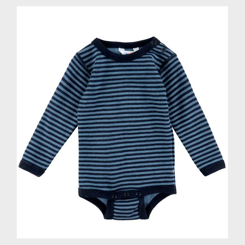 Joha Body l/� - Uld - Bl� m. Striber