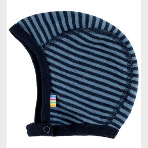 Joha Babyhjelm - Uld - Bl� m. Striber