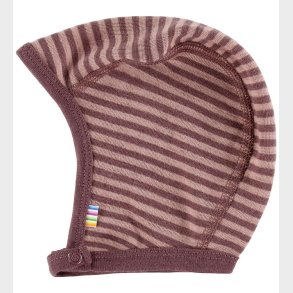 Joha Babyhjelm - Uld - Rose m. Striber
