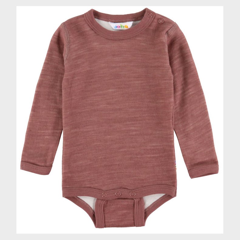 Joha Body l/� - Uld/Bambus - M�rk Rose