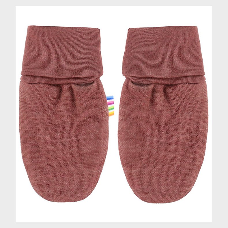 Joha Luffer - Uld/Bambus - M�rk Rose