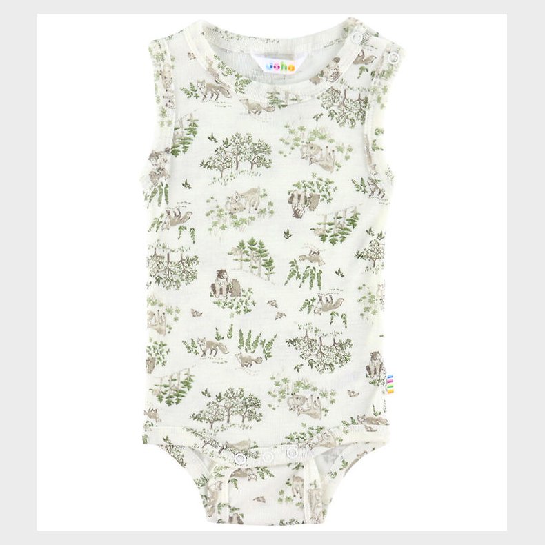 Joha Body u/ - Uld/Silke - Off White m. Trer