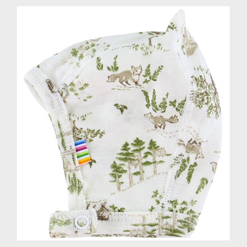 Joha Babyhjelm - Uld/Silke - Off White m. Tr�er