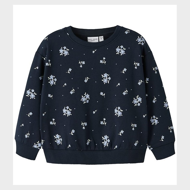 Name It Sweatshirt - NmfViloui - Navy Blazer/Blossom