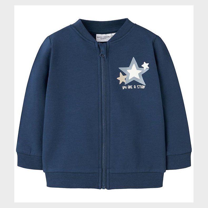 Name It Cardigan - NbmVonne - Insignia Blue/Stars