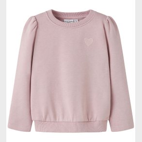 Name It Sweatshirt - NmfVima - Burnished Lilac/Heart Embroidery