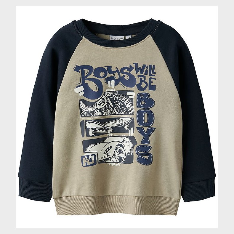 Name It Sweatshirt - NmmVildar - Island Fossil/Boys