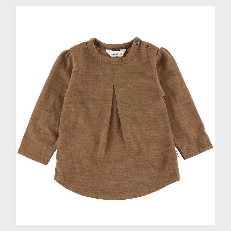 Joha Bluse - Uld - Varm Brun