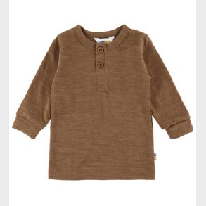 Joha Bluse - Uld - Varm Brun